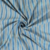blue and grey cotton print fabric -1st fabric