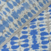 Blue Tie dye Printed Cotton Fabric - 1stFabric