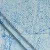 Blue Textured Print Hand Block Cotton Fabric - 1stFabric