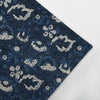 Indigo blue Hand Block Printed 100% Cotton fabric