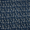 Indigo blue Hand Block Printed 100% Cotton fabric