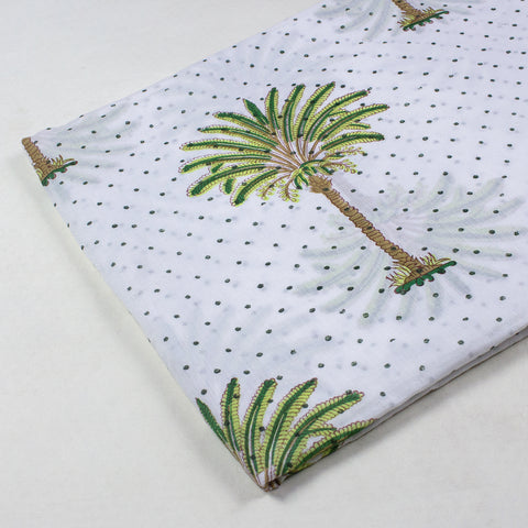 palm tree Printed 100% Cotton Fabric
