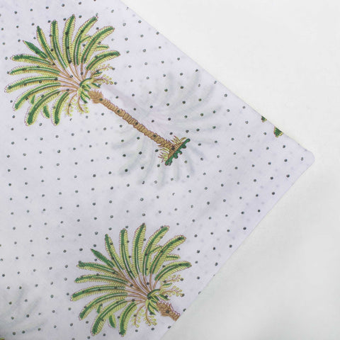 palm tree Printed 100% Cotton Fabric