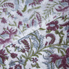 Multicolor Floral Print Hand Block Cotton Fabric - 1stFabric
