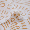 Wifi Network Print Hand Block Cotton Fabric - 1stFabric