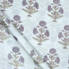Floral Print Hand Block Cotton Fabric - 1stFabric