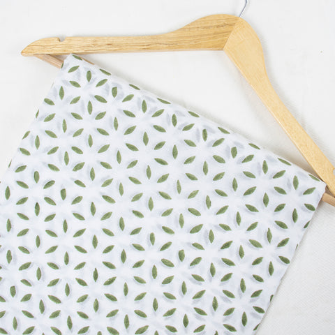 Floral Print Hand Block Cotton Fabric - 1stFabric