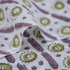 Multicolor Abstract Print Hand Block Cotton Fabric - 1stFabric