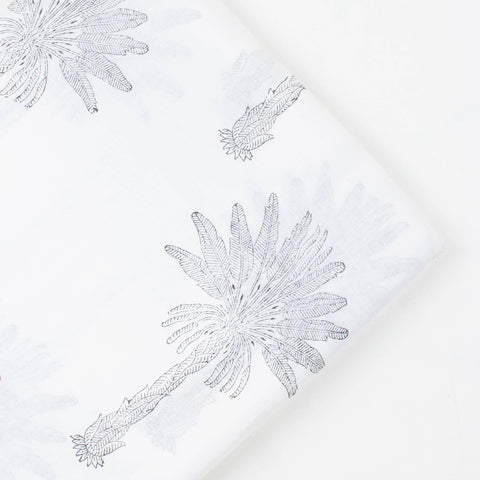 Palm Tree Printed Cotton Fabric 1st Fabric