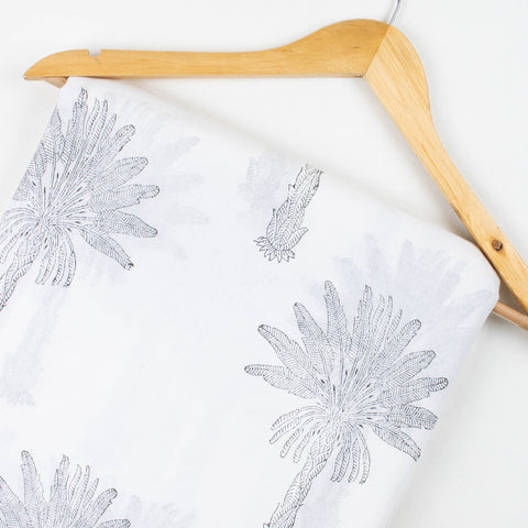  Palm Tree Printed Cotton Fabric 1st Fabric