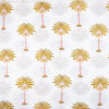 Palm Tree Printed Handmade Natural Cotton Fabric