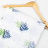 Green and Blue print cotton fabric 1st fabric
