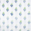 Green and Blue print cotton fabric 1st fabric