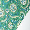 Soft Cotton Green fabric Hand Block abstract Printed