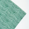 greeb cotton hand block print fabric