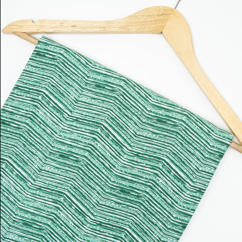 greeb cotton hand block print fabric