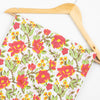 Red And Green flower Print Cotton Print -1st Fabric 
