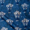 Dog Animal Print Indigo Blue Cotton Fabric - 1stFabric