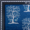 Bird & Tree Indigo Dyed Blue Cotton Fabric - 1stFabric
