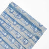  Indigo Blue Hand Posture Print Cotton Fabric
