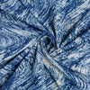 Textured Printed Indigo Blue Handmade Soft Cotton Fabric