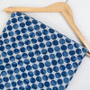 Polka Dot Print Indigo Blue Cotton Fabric - 1stFabric