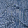 Stripe Print Indigo Blue Cotton Fabric - 1stFabric