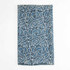Indigo Blue Handmade Abstract Print Cotton Fabric -1st fabric