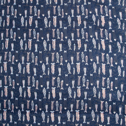 Indigo Blue Cotton Fabric 1st fabric