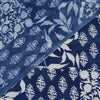 indogo blue cotton print fabric -1st fabric