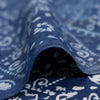 indigo blue cotton print fabric 1ts fabric