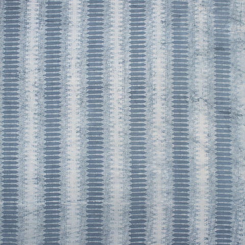 1 Yard Hand Block Abstract Blue Color Print Cotton Fabric