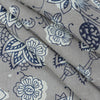 Beautiful Grey Kashish Printed Soft Cotton Fabric
