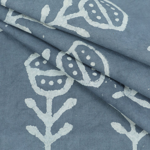 Kashish grey print cotton fabric