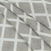 Hand Block Gingham Grey Mud Resist Print Cotton Fabric 1st fabric