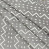 grey print cotton fabric