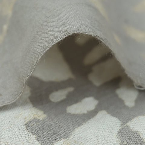 Hand Block Grey Kashish Print Cotton Fabric 