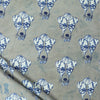 grey cotton print fabric indigo blue fabric 1st fabric