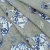 grey cotton print fabric indigo blue fabric 1st fabric