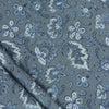 Indian Handmade Grey Kashish Print Natural Cotton Fabric
