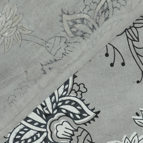 Grey Kashish Print Natural Cotton Fabric 1st Fabric