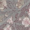 Red and Grey Cotton print fabric