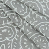 Grey Cotton print fabric