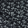 black cotton print fabric