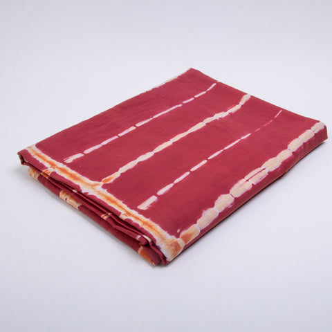 Red Tie Dye Cotton Print Fabric - 1stFabric