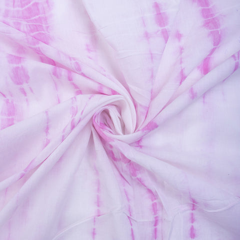 Pink Tie Dye Cotton Print Fabric - 1stFabric