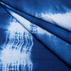 Blue Tie Dye Cotton Print Fabric - 1stFabric