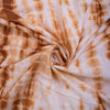 Brown Tie Dye Cotton Fabric - 1stFabric