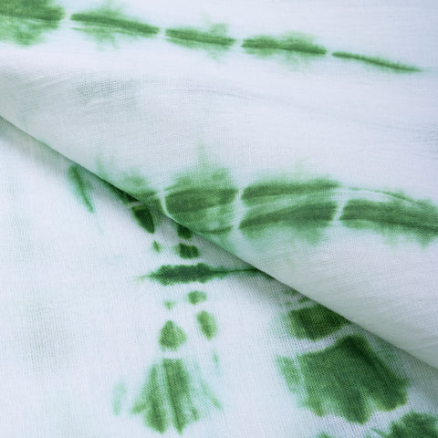 Green Tie Dye Cotton Fabric - 1stFabric