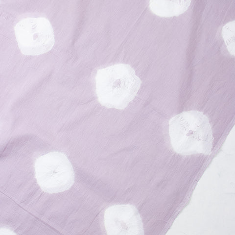Polka Dot Hand Block Print Cotton Pink Fabric